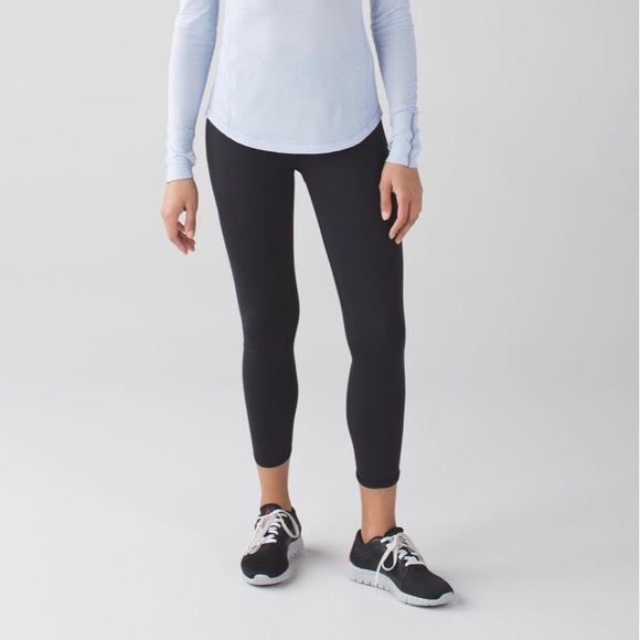 lululemon athletica Pants - Lululemon Real Quick Tight Black Size 6